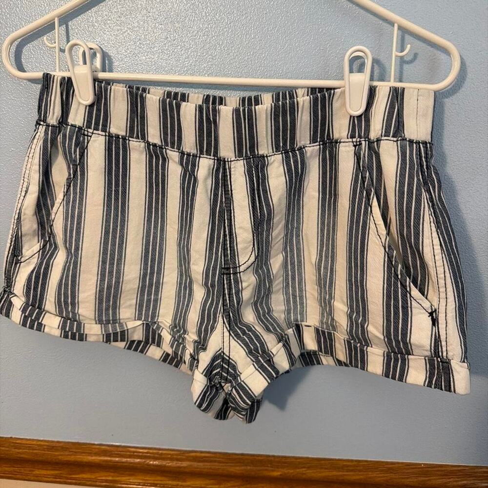 Rewash Brand Nautical Blue Striped Shorts Women's Medium